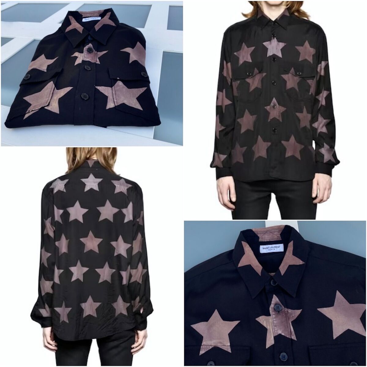 Saint Laurent Hedi Slimane SS16 Oversized Pointed Pocket Saint Laurent Hedi Slimane SS16 Oversized Pointed Pocket