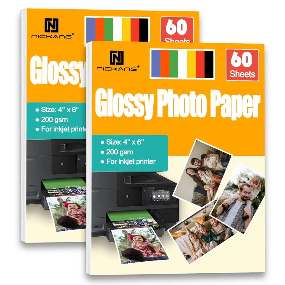 4x6 Glossy Photo Paper for Printers High-Quality 4x6 Photo Sheets