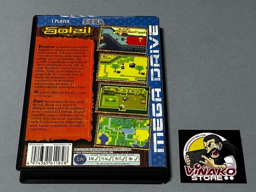 SOLEIL SEGA MEGADRIVE GENESIS PAL ESPAÑA ( SIN MANUAL ) EN BUEN ESTADO. - Imagen 4 de 13