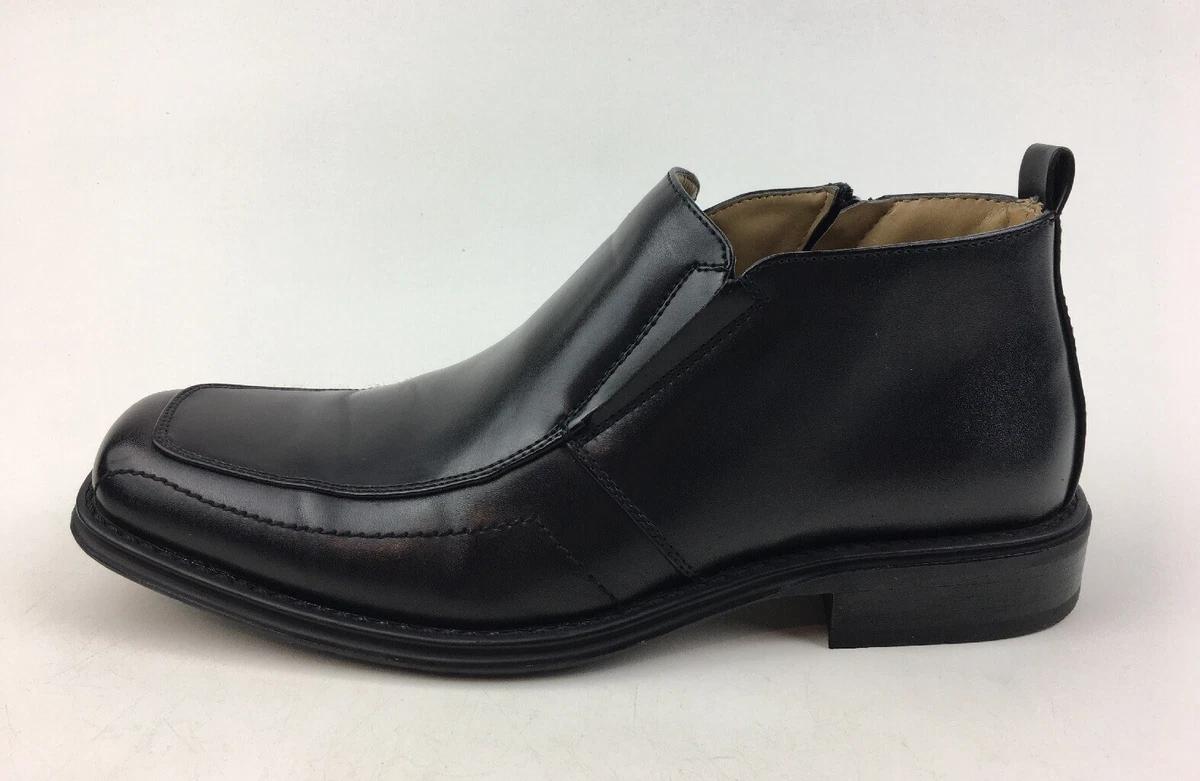 VTG, ZENGARA FASHION Dress Shoes Men\'s Black Leather Loafers Size 8 US Leather Zengara 12 (45) | Mercari main image 2