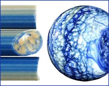 DARK Blu Ivory (Avorio Lapis Cobalto, 5/6mm) Pastell - Effetre P293M
