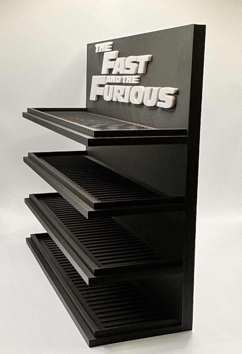 Hotwheels 3D Printed 12 Car Display Stand Fast And Furious
