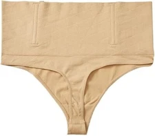 Tummy Control Thong Shapewear for Women Seamless Shaping Thong - M
