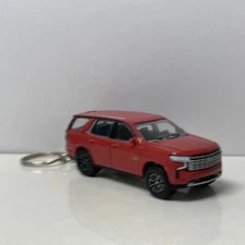 RARE KEY CHAIN RED CHEVY TAHOE CUSTOM LIMITED EDITION 2021 2022 2023