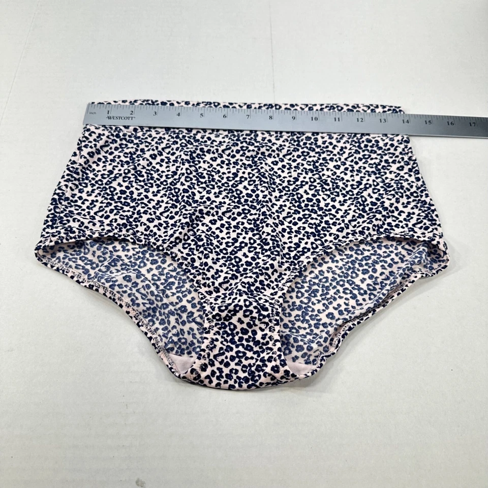 Warners Women's Size Large 7 Panty Brief High Waist Leopard Print Brown NWOT - Image 4 of 4
