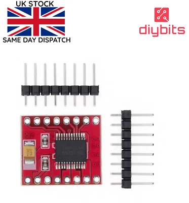 DIYBITS TB6612 Dual Stepper Motor Driver PWM Control Board Module for Arduino TB6612FNG