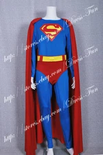 Superman Clark Joseph Kent Jumpsuit Cosplay Costume Superhero Uniform