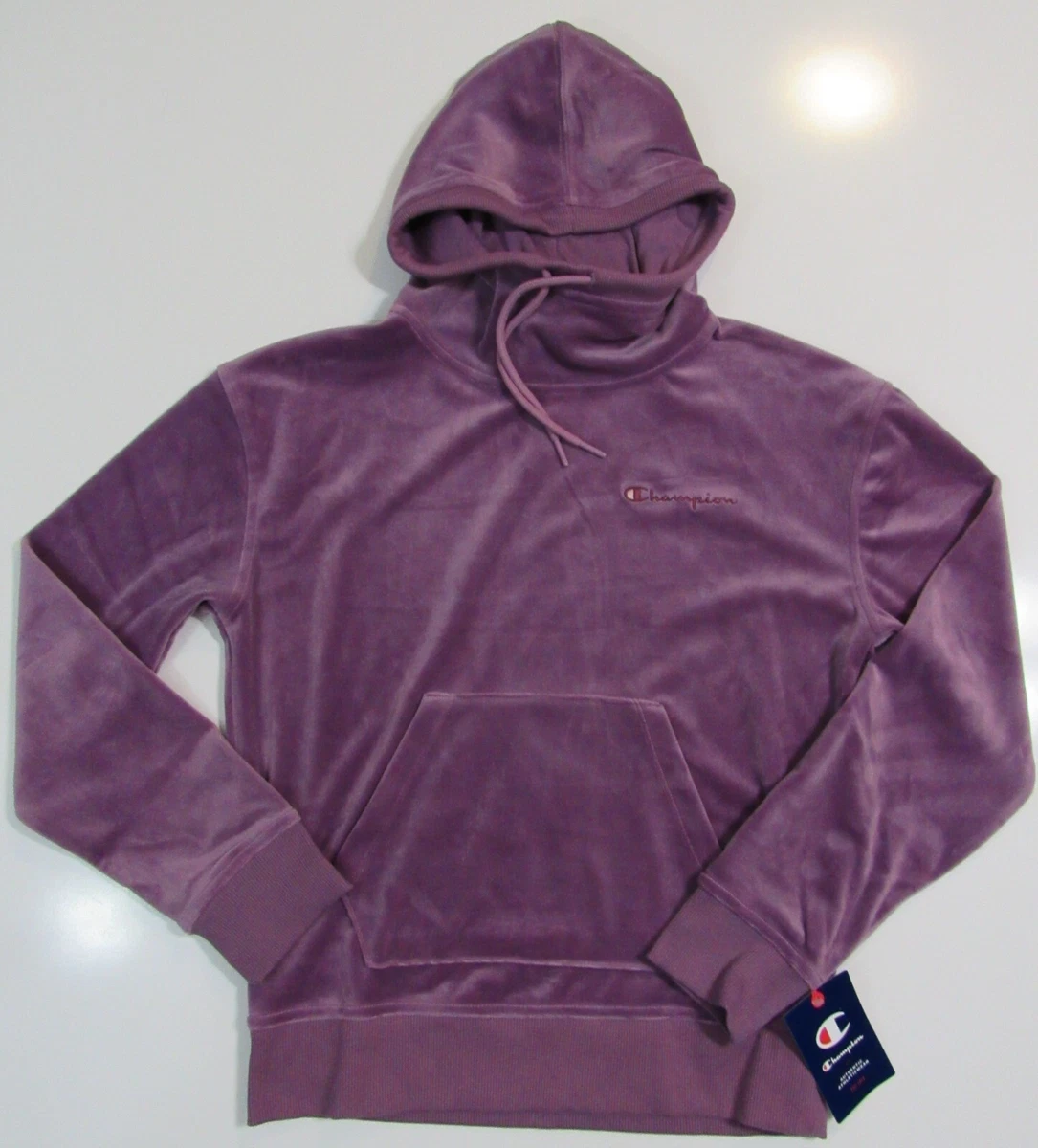 Velour champion hoodie hotsell