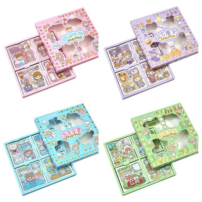 100 Adorable Girl Stickers Water Bottle Decals for Scrapbook Journal for Cas