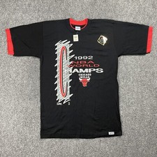 VINTAGE 1992 Chicago Bulls T-Shirt Size Large Salem Sportswear NBA NEW NOS 90s