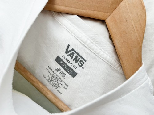 Vans Youth Kids Boys Skater Skateboard White Flame Graphic T-Shirt Medium 10-12 - Picture 4 of 5