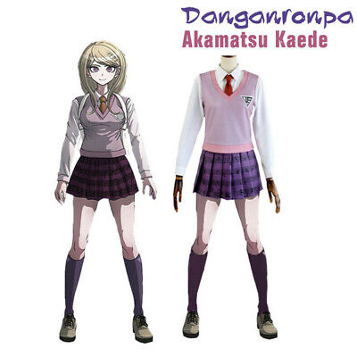 Details about   Danganronpa V3 Killing Harmony-Akamatsu Kaede Cosplay Costume Uniform Suit