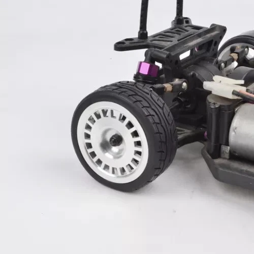 Ruedas de aluminio Rally Dish 26 mm para coche de carretera Tamiya TT-02 MF-01X 1/10 51021 Foto 3 de 4