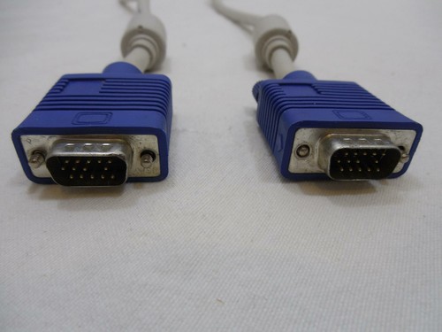 6FT HD14 VGA SVGA Computer Cable 14 14-Pin Male to Male AV PC Monitor E106261 - Afbeelding 1 van 9