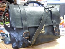 Vintage I Medici Firenze Leather Satchel Messenger Briefcase Italy