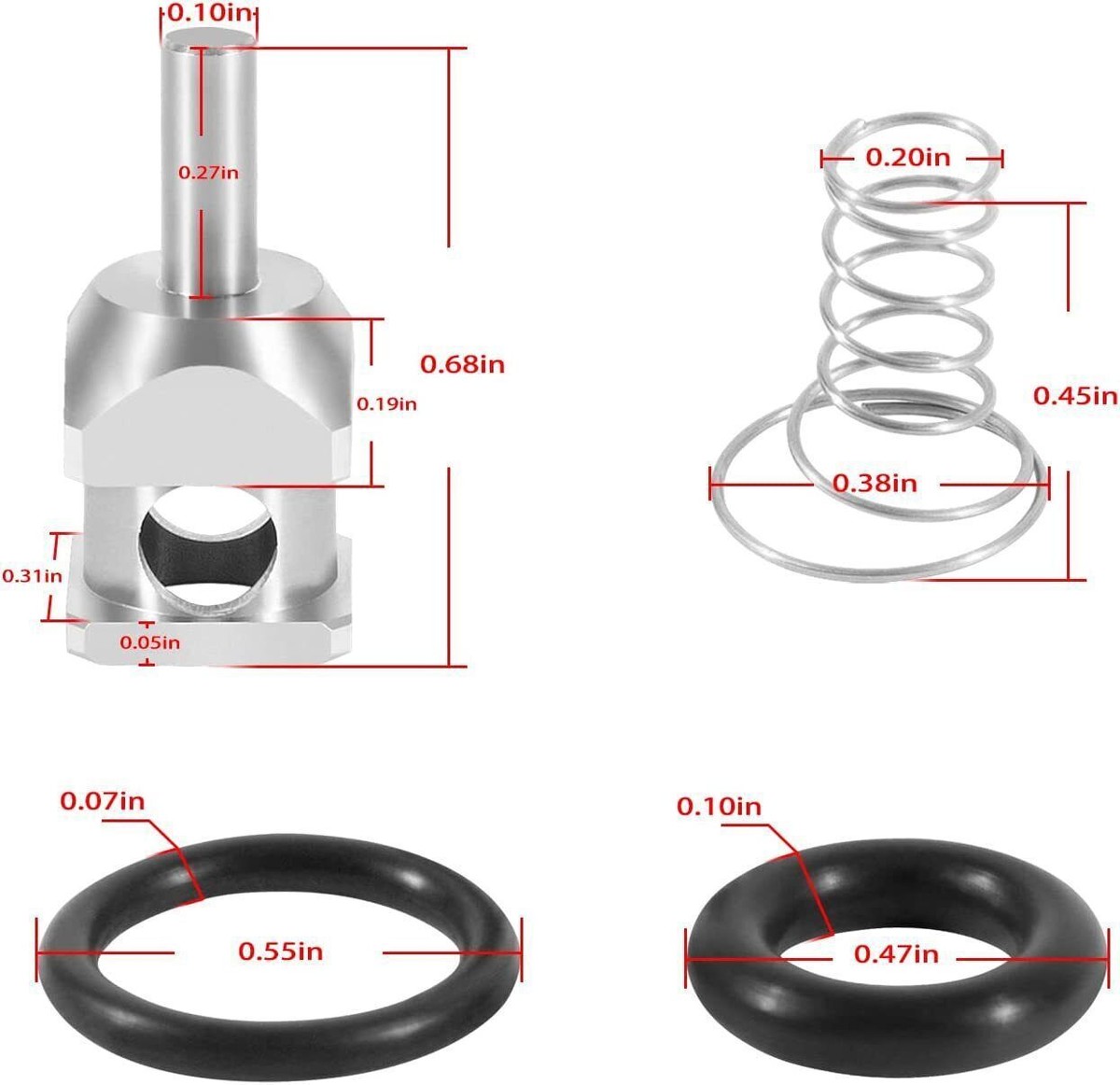 メンテナンス FL12001970 James Gasket Inner Chain Cover to Motor O-Ring For Harley FL