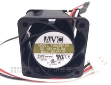 AVC F3828B12H 3828 DC12V 0.3A 3.8CM 3-Wire Dual Ball Cooling Fan