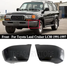 For Toyota Land Cruiser Lc80 1991-1997 Front Bumper Protection Corner Cover Pair