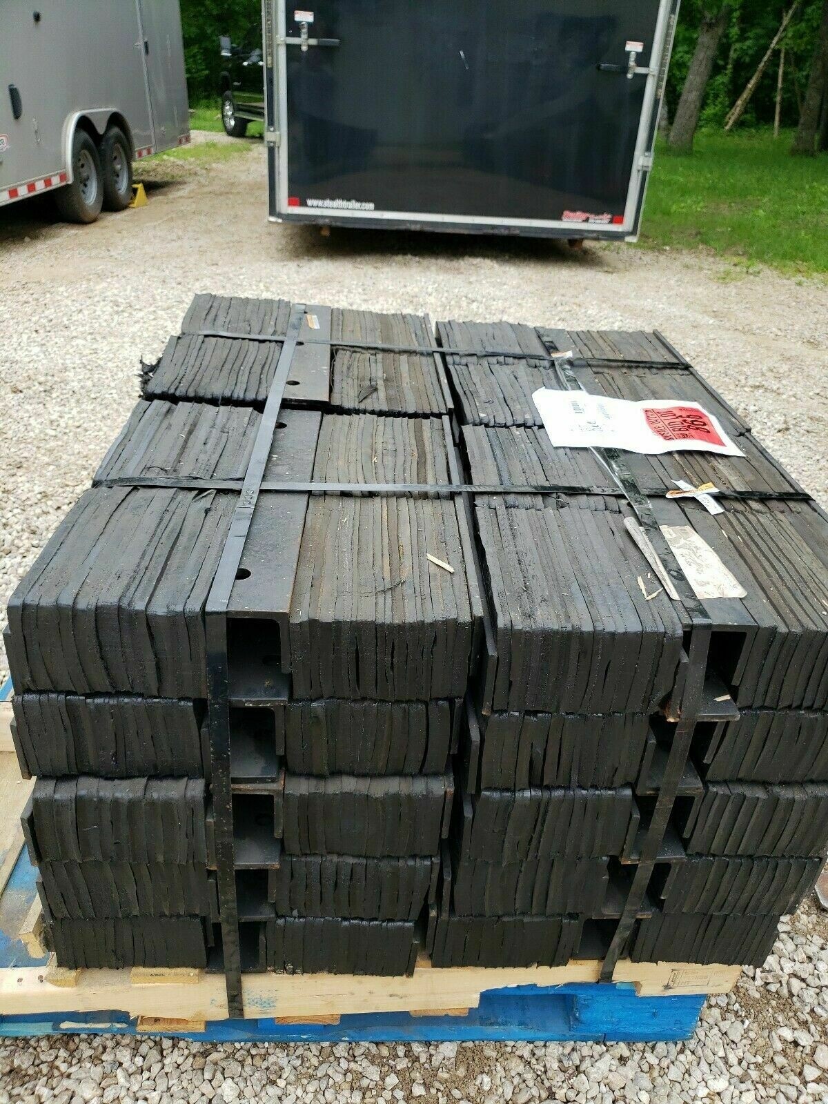 40 Rite Hite Laminated Rubber Loading Dock Impact Bumper 20" x 101/2