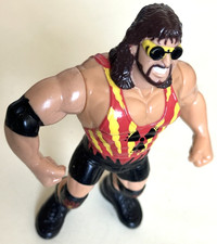 WWF Adam Bomb Wrestling Action Figure Series 11 (Green Card) 1994 Hasbro WWE