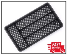 Small Silverware Utensil Cutlery Organizer Holder Tray for Narrow Drawers Black