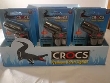 (((🔥🔥🔥 CROCS PREMIUM WINDPROOF TORCH LIGHTERS LOT OF X 10🔥🔥🔥)))
