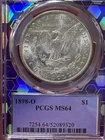 1898-0 Morgan Silver Dollar PCGS MS64