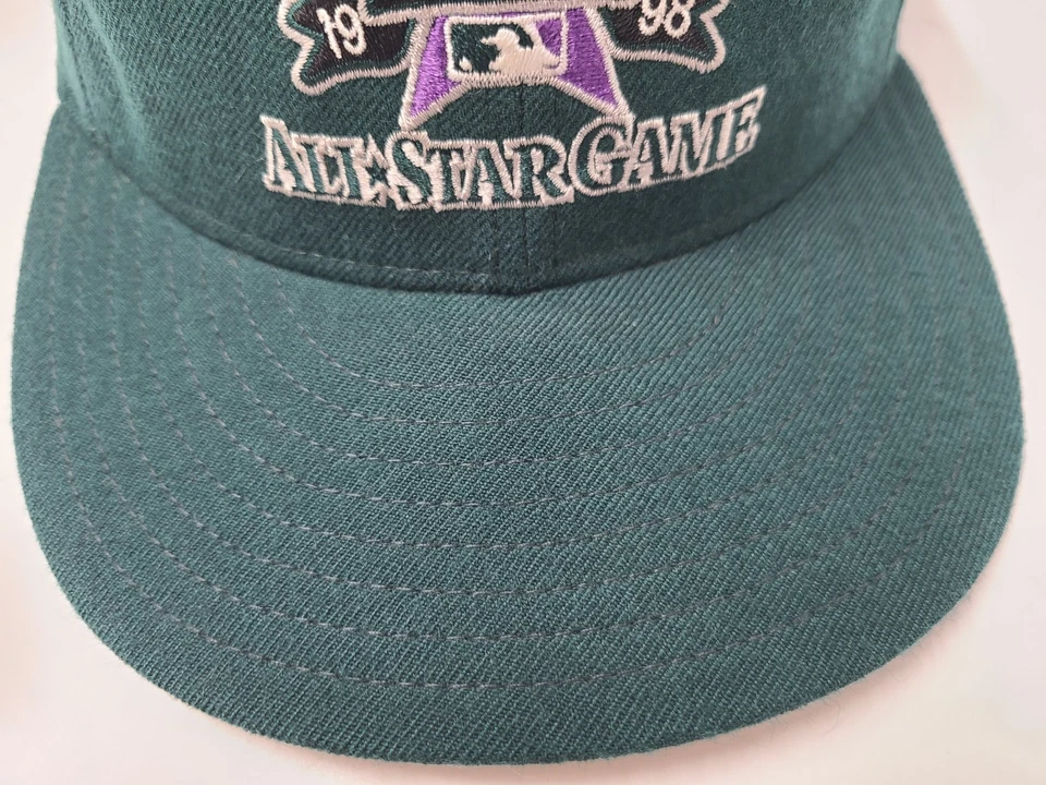 Vintage Colorado Rockies 1998 All Star Game New Era 59Fifty Fitted 7 1/2 Hat Cap - Image 3 of 4