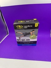 Athletic Works 55 CM Fitness Ball Exercise Balance Home Gym New With Pump