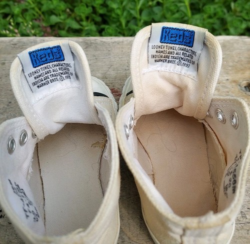 Vintage 1993 KEDS Warner Bros. Looney Tunes Baby, Kids Converse Sneaker Shoes - Picture 7 of 13
