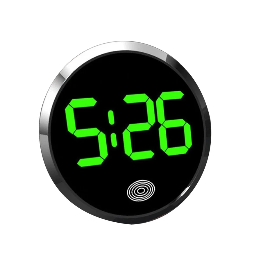 Nuevo reloj digital de tablero verde/rojo para tablero de coche mini vehículo electrónico Foto 2 de 4