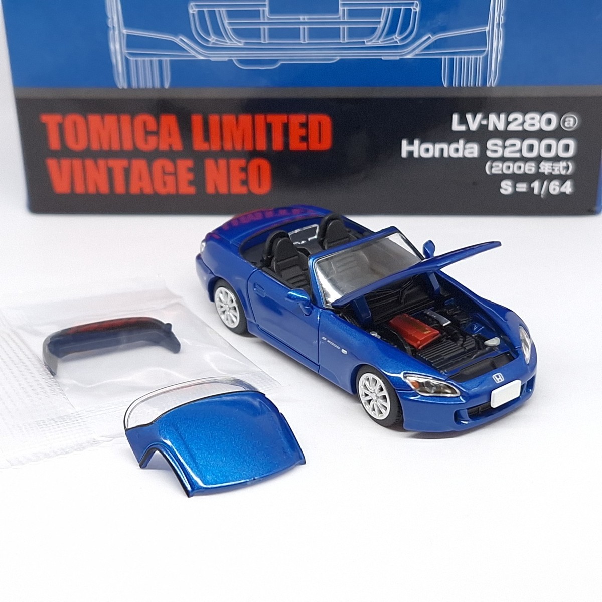Tomica Limited Vintage NEO LV-N280a Honda S2000 2006 1/64 TOMYTEC