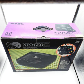 SNK NEO GEO CD Console Boxed w/ controllers, AC adapter Japanese, Tested  Rank A