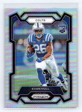 2023 Panini Prizm #344 Evan Hull Silver RC