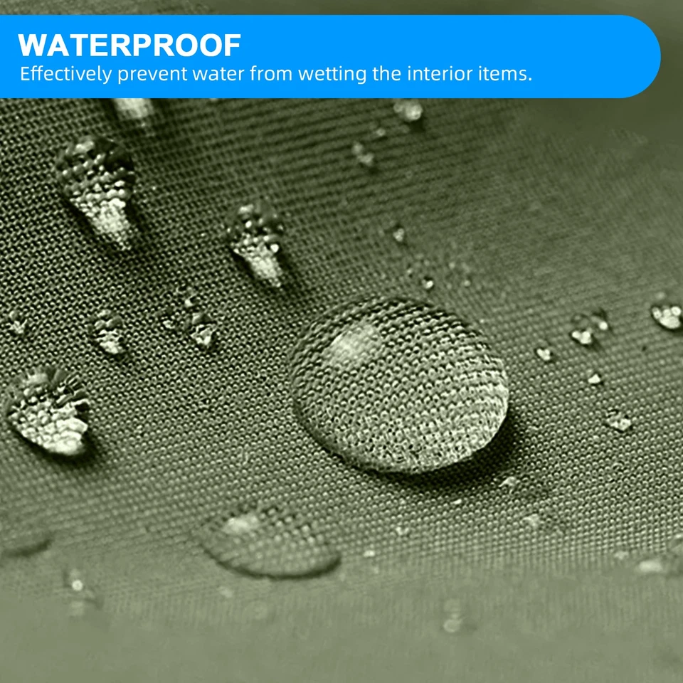 Mochila de Pesca Bolsa de Aparejos 600D Caña y Equipo Bolsa de Soporte Compacto con Bandera de EE. UU. Foto 4 de 4