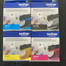 4 - Brother Sublimation Ink Cartridges Black Yellow Cyan Magenta SP-1 * 128LP *