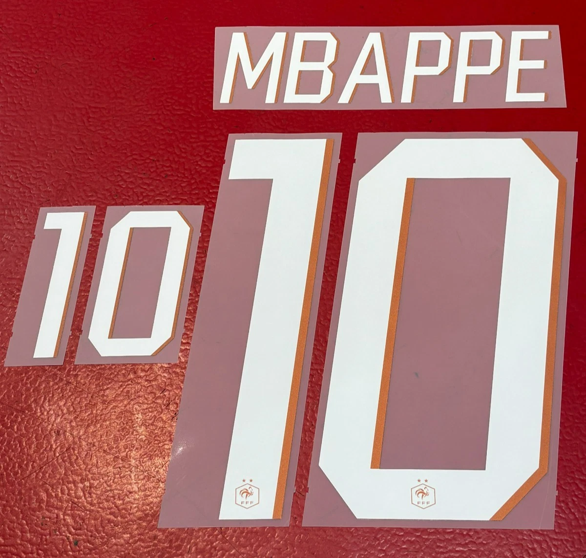 Flocage Officiel Equipe De France 2024/2026 – Mbappé Ext – Monblason – Fabriqué En France