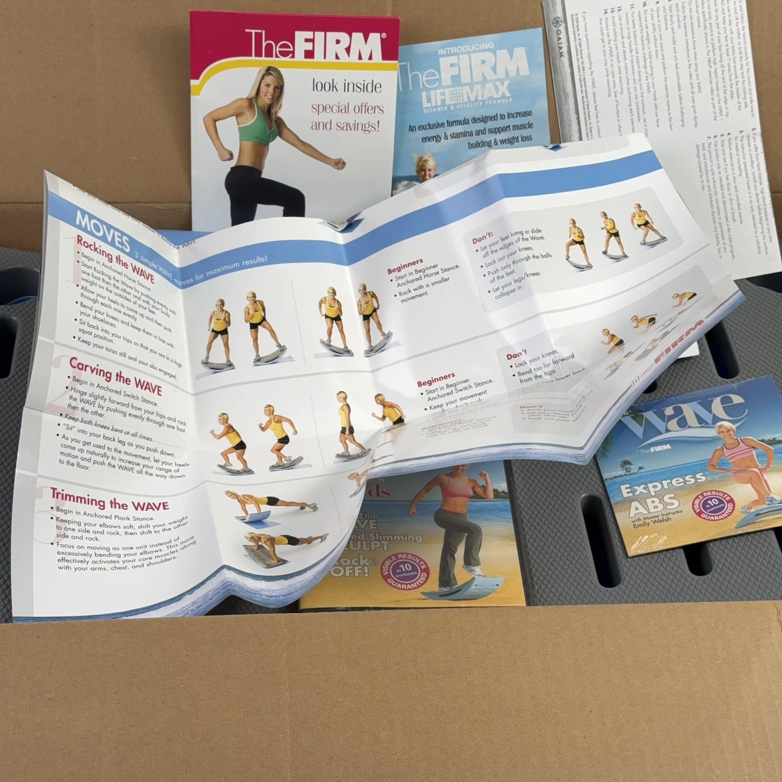 The WAVE Exercise Fitness Step Rock Balance Board Cardio Tone Workout The Firm