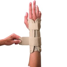 Wrist Brace Carpal Tunnel Wrist Stabilizer Beige Large/X-Large Fits Left Or Righ