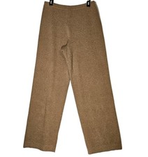 ESCADA Womens Sz 43 Cashmere/Silk/new Wool Brown Wide Leg Trousers Classic Comfy