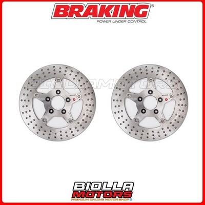 SATZ BREMSSCHEIBEN VORNE BRAKING HARLEY DAVIDSON FLTRX ROAD GLIDE CUSTOM 1690 