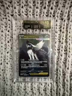 BGS 10 Black Label Mega Absol Ex 180/132 Pristine Special Illustration Rare ME01