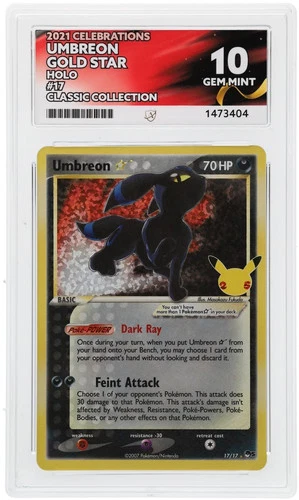 053 Umbreon Gold Star 17/17 ACE Celebrations Pokemon ACE 10