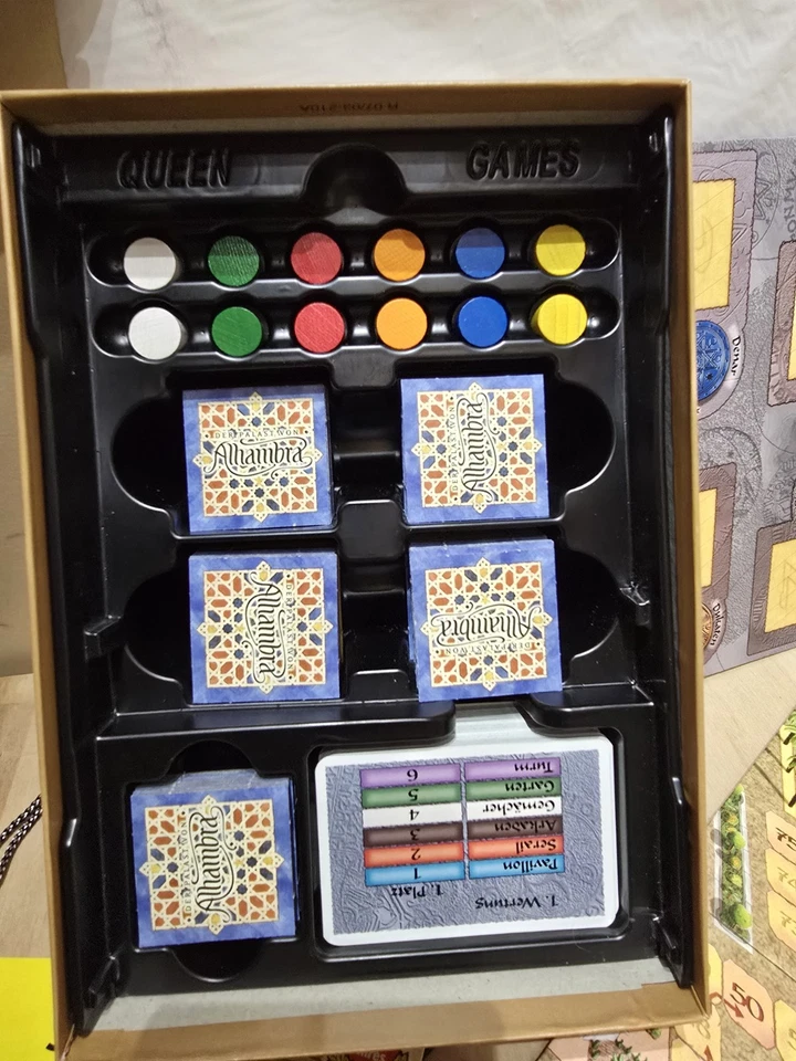 Queen Games 2003 'Der Palast Von ALHAMBRA' de Dirk Henn Game, completo en caja Foto 3 de 4