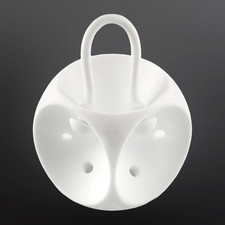 Pessary Cube with Drainage Holes Size 4 Silicone, 1.60" Diameter