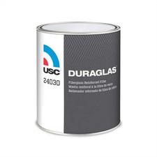 Us Chemical Duraglas 24035 Short Strand Fiberglass Filler 1 Qt Can Dark Green