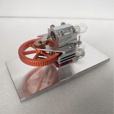 Stirling Engine Model   Aluminum Alloy External Combustion Science Toy