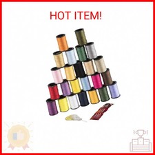 SINGER Polyester Hand Sewing Thread, Assorted Colors, 24 Mini-Spools