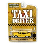 GreenLight Hollywood Taxi Driver 1975 Checker Taxi 1:64 Diecast Yellow