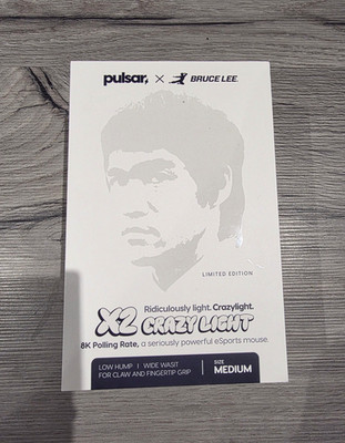 Pulsar X2 CrazyLight Medium Gaming Maus - Bruce Lee 85th Anniversary Edition